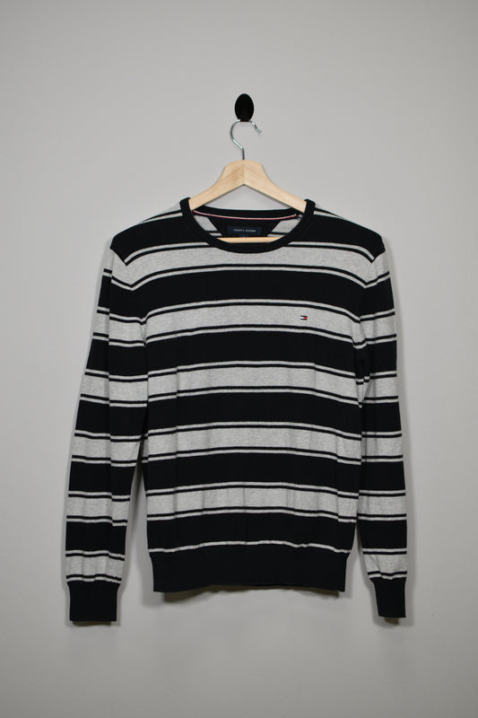 Jersey Tommy Hilfiger Rayas Negro y Gris - M