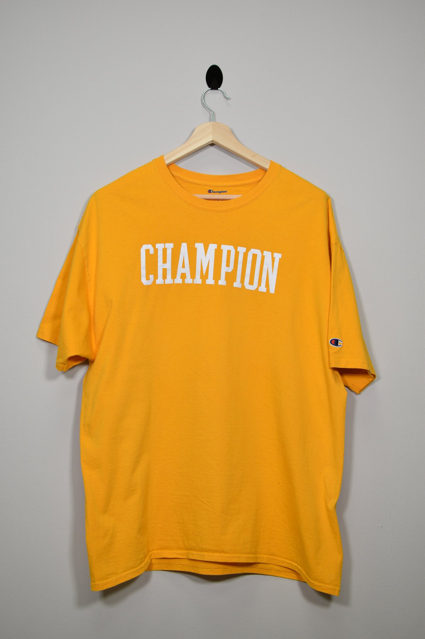 Camiseta Manga Corta Amarilla Champion - XXL