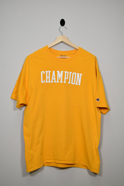 Camiseta Manga Corta Amarilla Champion - XXL