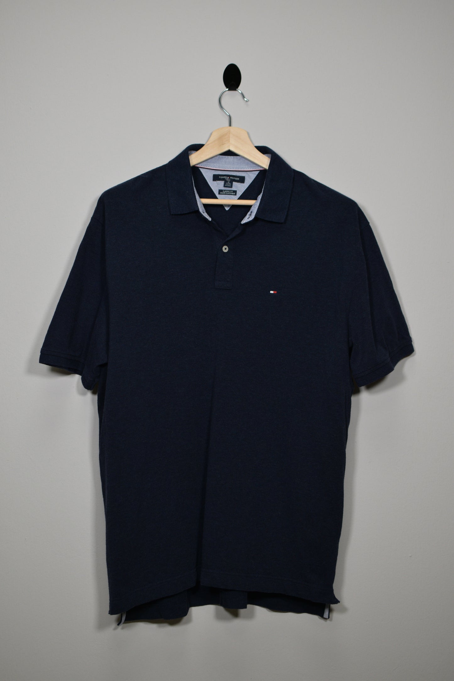 Polo Tommy Hilfiger Classic Fit Azul Marino - L