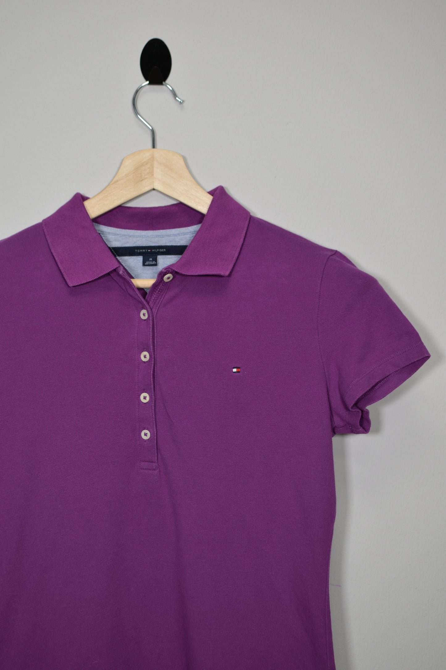 Polo Tommy Hilfiger Morado Mujer - M