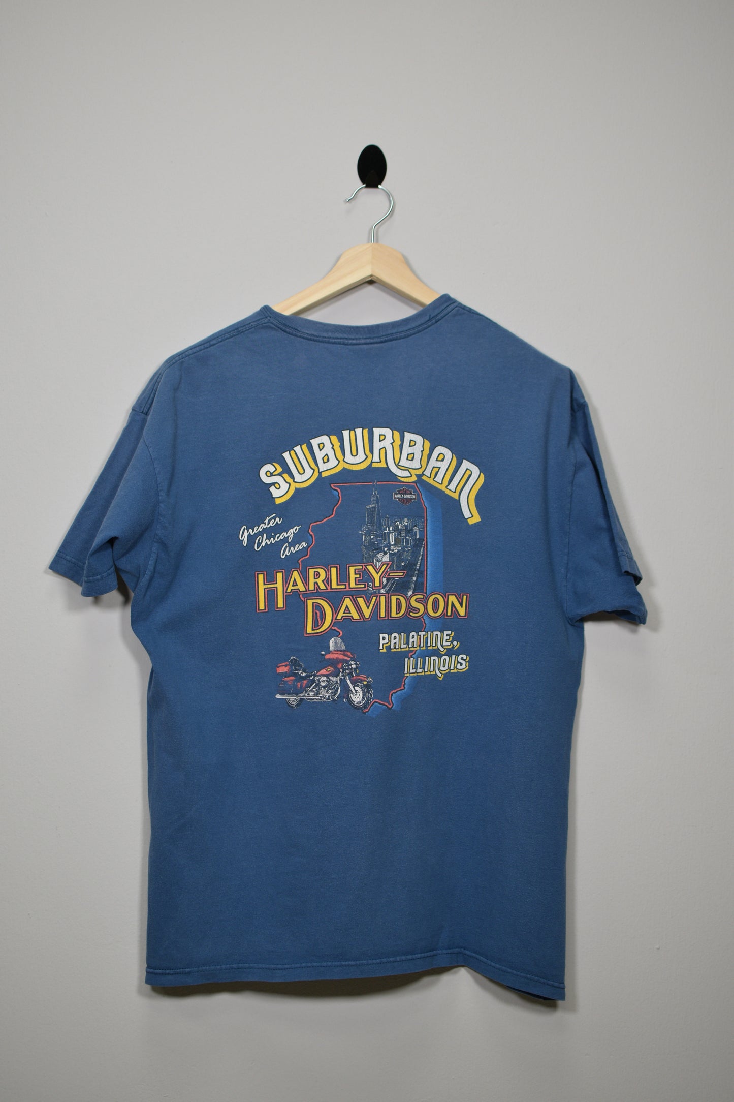 Camiseta Harley Davidson Sturgis azul - XL