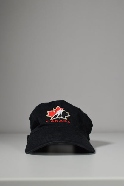 Gorra negra Canada Hockey