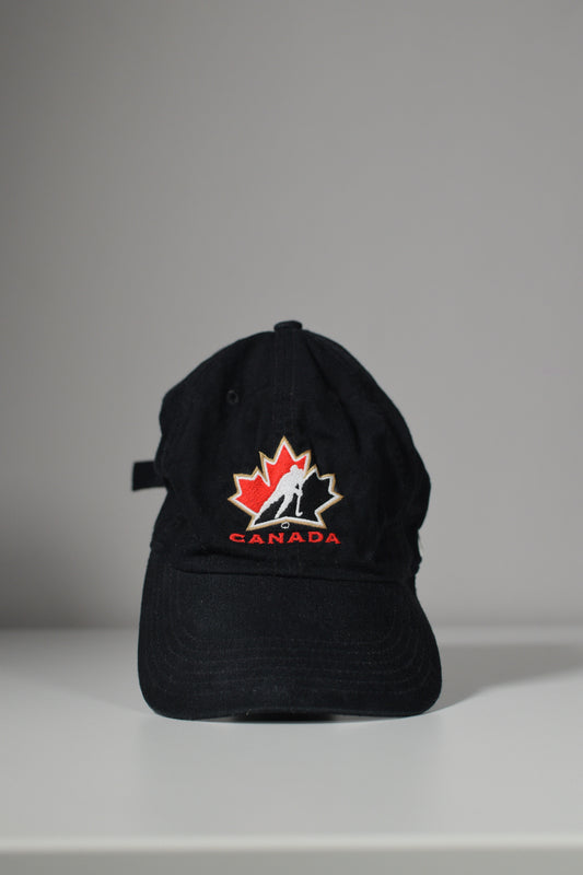 Gorra negra Canada Hockey